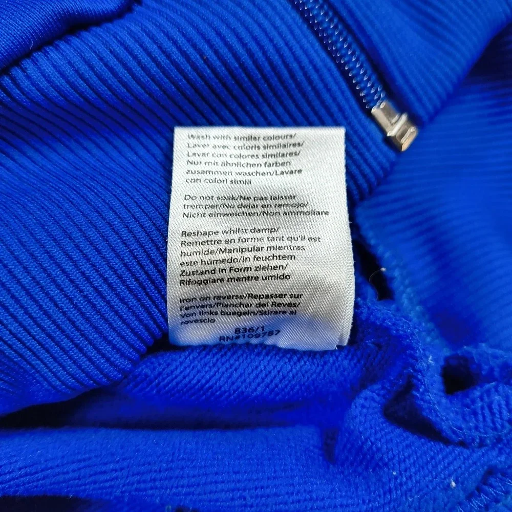 Umbro Track Jacket Youth Large Blue Full Zip Athletic Soccer Warm Up Embroidered